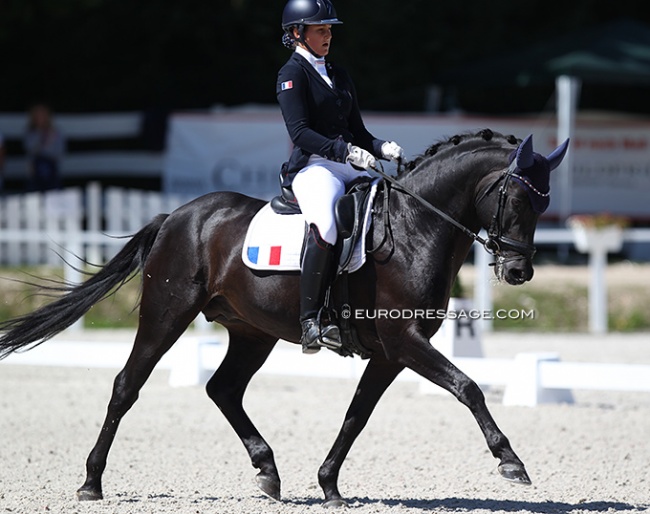Cassandra Rouxel and Under Cover Fast at the 2020 European Pony Championships :: Photo © Astrid Appels
