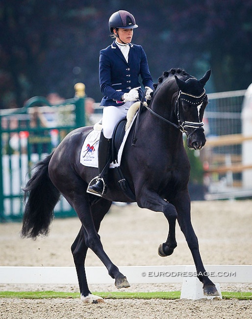 Johanna Klippert and Fashion in Black at the 2020 CDI Hagen :: Photo © Astrid Appels