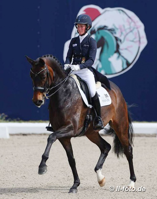 Helen Langehanenberg on Schone Scarlett at the 2021 CDI Hagen :: Photo © LL-foto