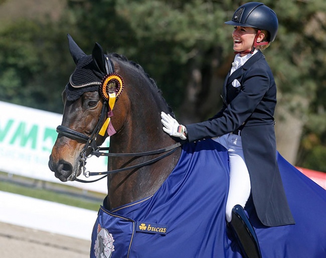 Jessica von Bredow-Werndl and Dalera TSF win the Grand Prix for Special at the 2021 CDI Hagen :: Photo © Petra Kerschbaum