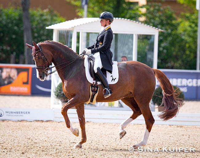 Isabell Werth and Bella Rose at the 2021 CDI Mannheim :: Photo © Sina Kuiper