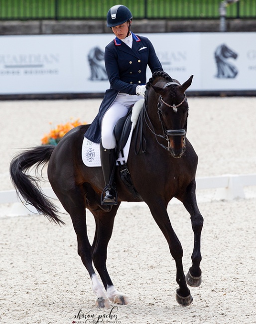 Adrienne Lyle and Salvino at the 2021 CDI Tryon :: Photo © Sharon Packer