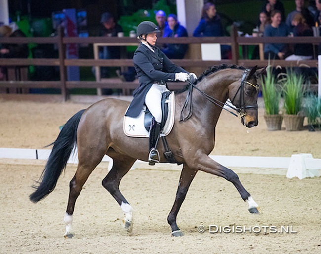 Ann-Christin Wienkamp and Nymphenburgs First Choice at the 2019 CDI Lier :: Photo © Digishots