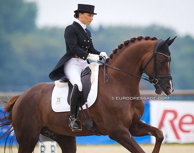 Charlott-Maria Schürmann on Burlington II at the 2020 CDI Hagen :: Photo © Astrid Appels