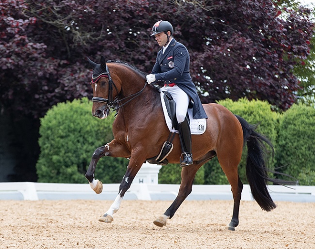 Christian Schumach and Te Quiero SF at the 2021 CDI Achleiten last weekend :: Photo © CDI Achleiten