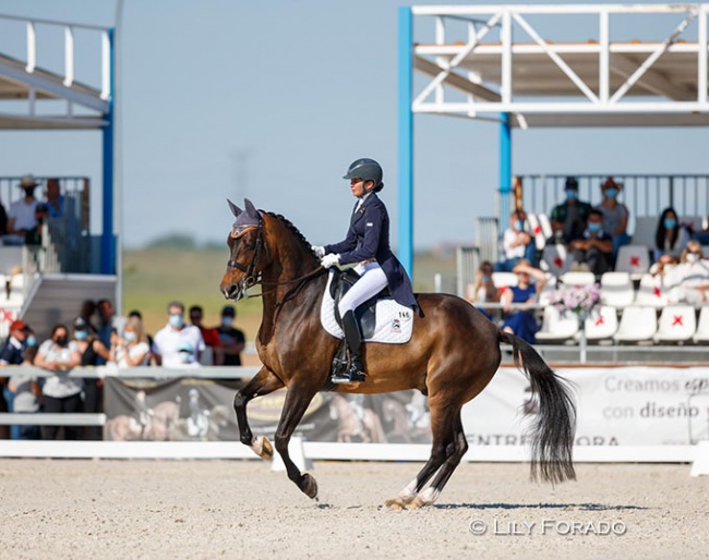 Beatriz Ferrer-Salat and Elegance wins the big tour classes at the 2021 CDI Las Cadenas :: Photo © Lola Almeda