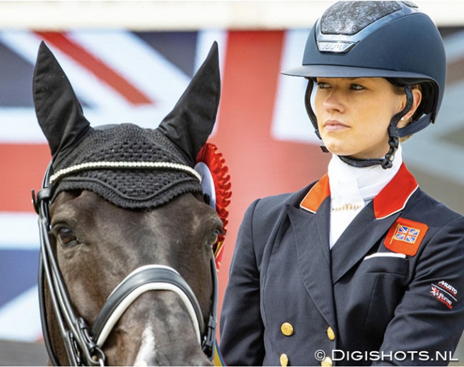 Charlotte Fry wins the Grand Prix Special and Kur to Music at the 2021 CDI Exloo :: Photo © Digishots