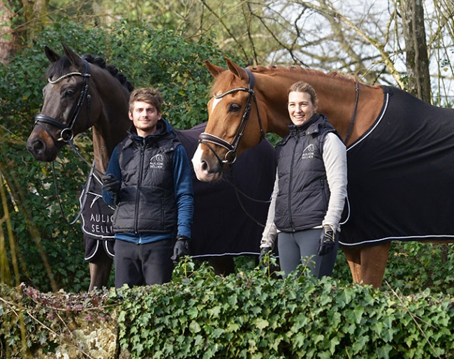 Corentin Pottier and Camille Judet Cheret at Pamfou Dressage in France