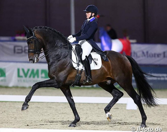 Nanna Skodborg Merrald and Blue Hors Zack at the 2021 CDI Hagen :: Photo © LL-foto