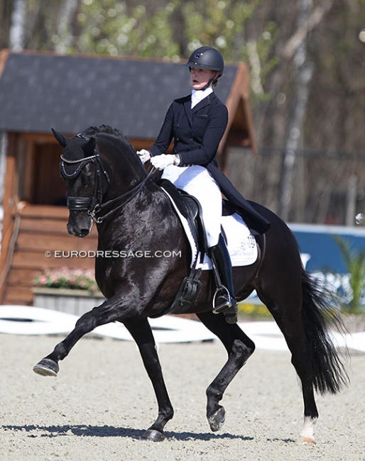Denise Nekeman and Boston STR at the 2021 CDI Opglabbeek :: Photo © Astrid Appels