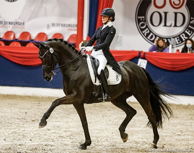 Sandra Nuxoll and Hanami won the 2021 CDN Vechta Grand Prix on 27 February 2021 :: Photo © Petra Kerschbaum