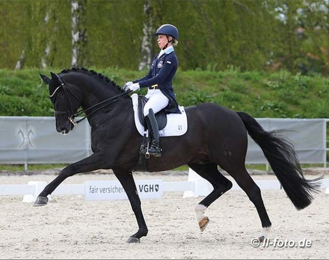 Therese Nilshagen and Dante Weltino at the 2021 CDI Verden :: Photo © LL-foto