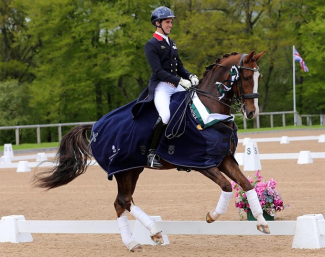 Alex Harrison on Diamond Hill winning the short Grand Prix at the 2021 CDI Wellington Heckfield :: Photo © Lottie Elizabeth