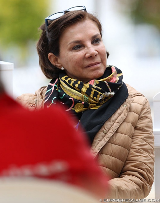 Mexican 5* judge Maribel Alonso running for the position of Chair of the FEI Dressage Committee as well as DC committee member :: Photo © Astrid Appels