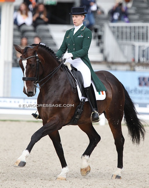 Kate Dwyer and Snowdon Faberge at the 2019 European Dressage Championships :: Photo © Astrid Appels