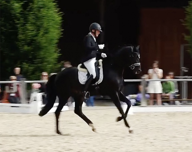 Heinz-Jörg Wächter and Furst Finest at the 2021 CDN Brunnthal