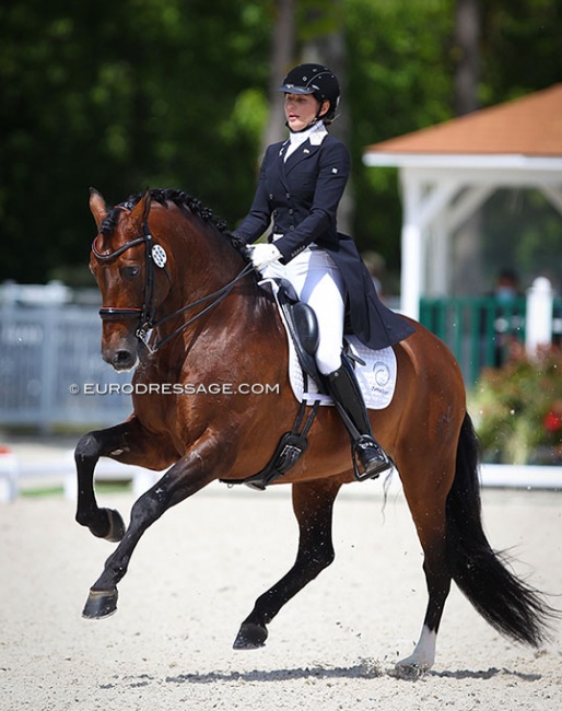 Russian Irina Zakhrabekova and Armas Balago II at the 2021 CDIO Compiegne :: Photo © Astrid Appels