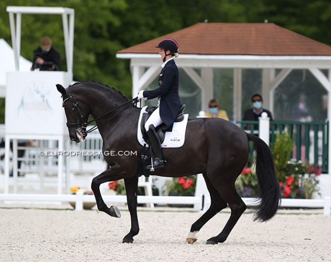 Laura Tomlinson and Rose of Bavaria at the 2021 CDIO Compiegne :: Photo © Astrid Appels