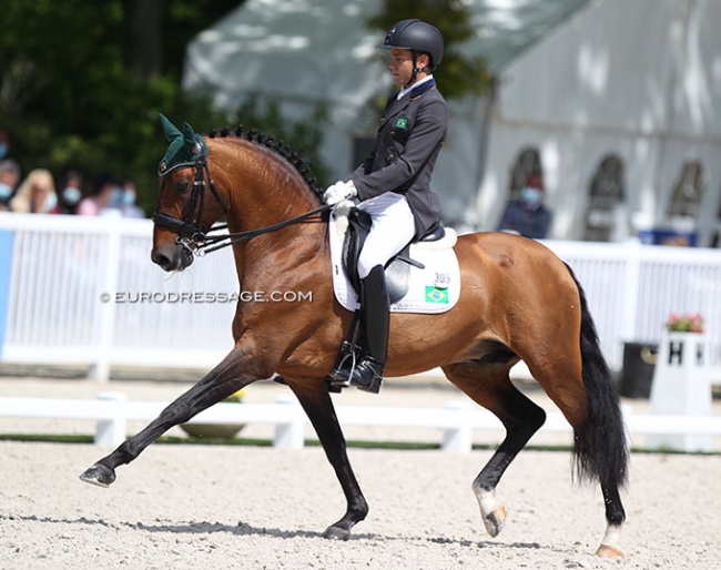 Joao Marcari Oliva and HorseCampline's Escorial at the 2021 CDIO Compiègne :: Photo © Astrid Appels