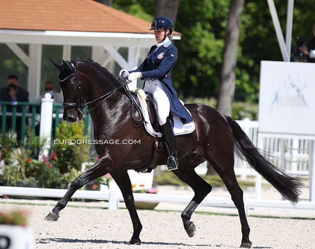 Antonia Ramel and Brother de Jeu at the 2021 CDIO Compiegne :: Photo © Astrid Appels