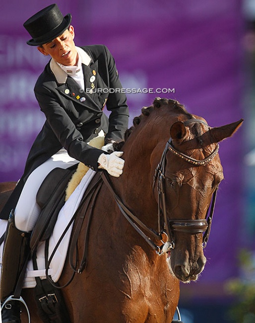 Aniko Losonczy and Mystery at the 2017 European Dressage Championships in Gothenburg :: Photo © Astrid Appels