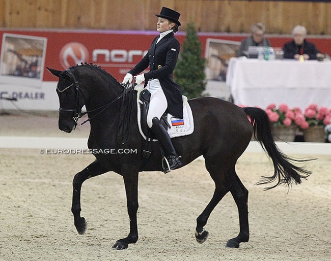 Tatiana Kosterina and Diavolessa VA at the 2020 CDI Lier :: Photo © Astrid Appels