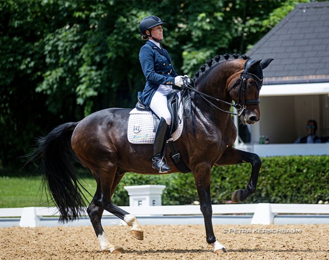 Nicole Casper and Topas at the 2021 CDI Achleiten :: Photo © Petra Kerschbaum