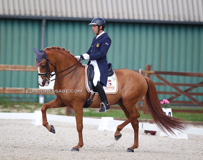 Claudio Castilla Ruiz and Alcaide at the last Spanish Olympic selection trial in Grote Brogel on 1 - 4 July 2021 :: Photo © Astrid Appels