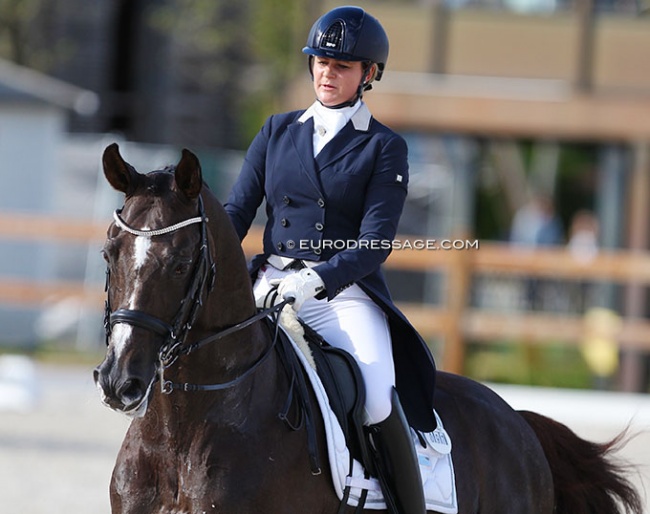 Tanya Seymour and Ramoneur at the 2021 CDI Grote Brogel :: Photo © Astrid Appels