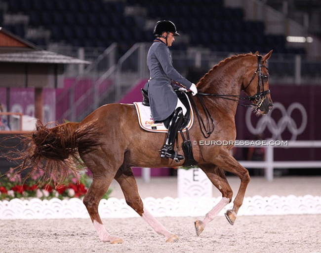 Jose Antonio Garcia Mena and Sorento in the 2021 Olympic Grand Prix :: Photo © Astrid Appels