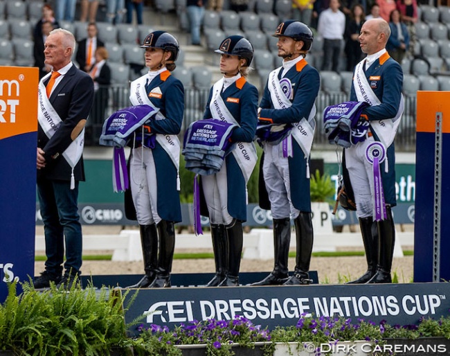 Holland wins the Nations' Cup at the 2021 CDIO Rotterdam :: Photo © Dirk Caremans