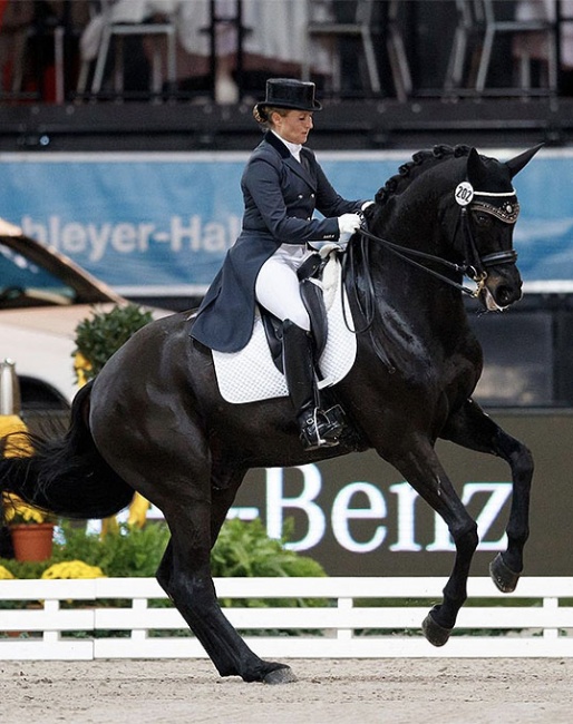 Katrin Burger and Salazar at the 2016 CDI Stuttgart :: Photo © Stefan Lafrentz