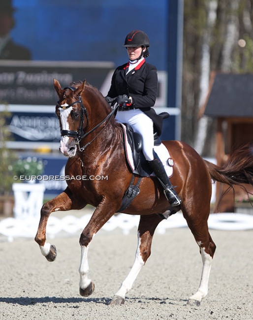 Thamar Zweistra and Hexagon's Double Dutch at the 2021 CDI Opglabbeek :: Photo © Astrid Appels