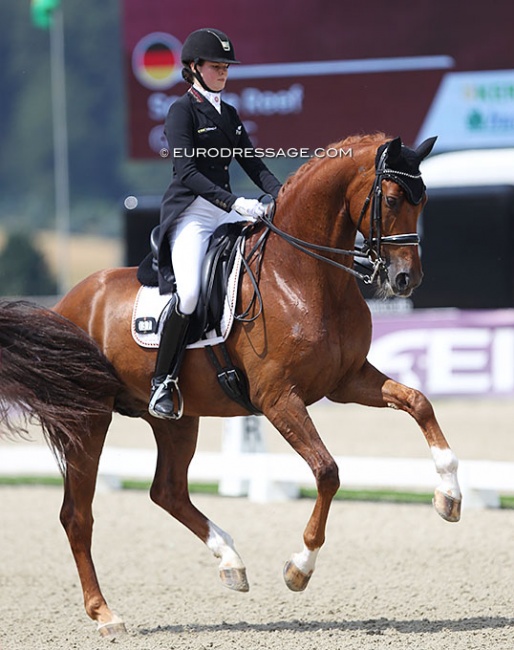 Sophie Reed and Genua TC at the 2020 CDI Hagen :: Photo © Astrid Appels
