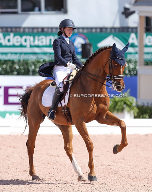 Katlynn Flett and Zen at the 2020 CDI Wellington :: Photo © Astrid Appels