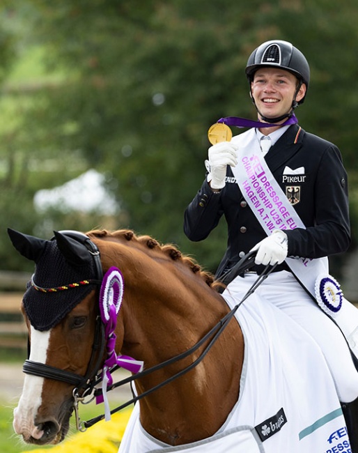 Brand New 2021 European Under 25 Champion Raphael Netz :: Photo © Thomas Hellmann