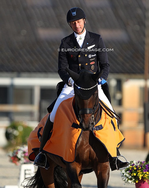 Patrik Kittel and Fiontini at the 2021 CDI Grote Brogel :: Photo © Astrid Appels