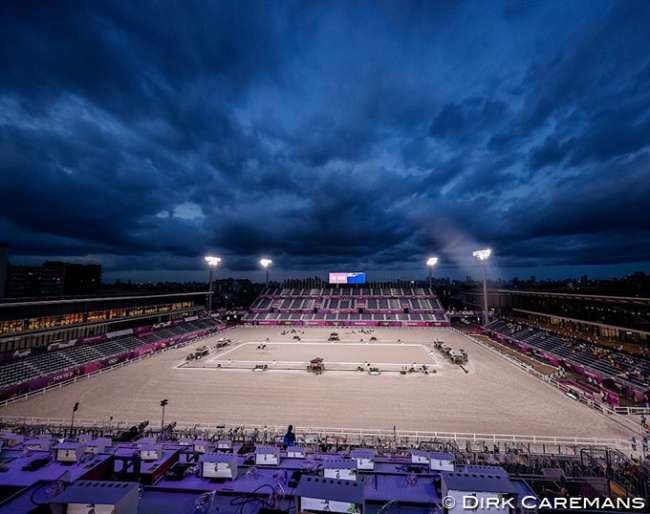 The Baji Koen equestrian centre during the 2021 Olympic Games in Tokyo :: Photo © Dirk Caremans
