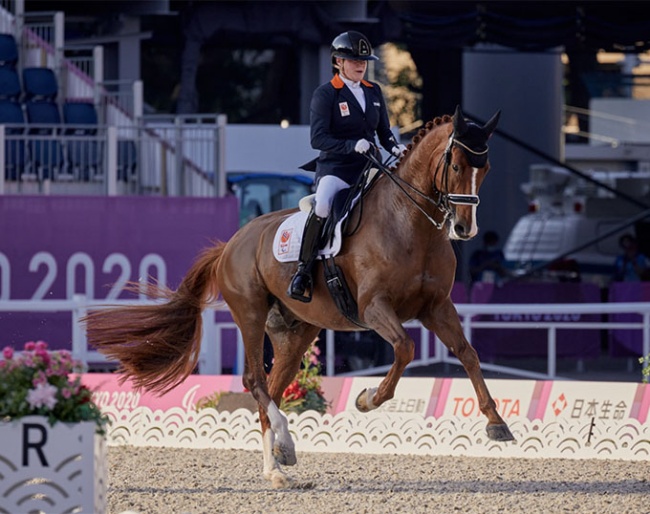 Sanne Voets and Demantur at the 2021 Paralympic Games :: Photo © FEI