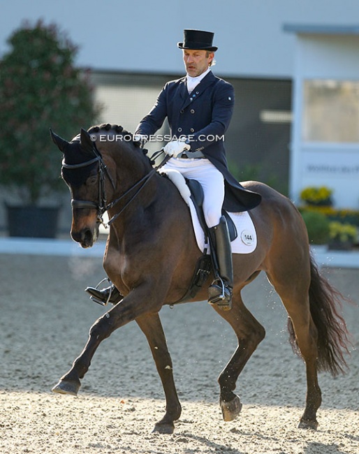 David Engelen and Royal Rubinstein at the 2018 Aachen Dressage Days :: Photo © Astrid Appels