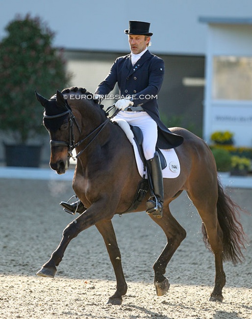 David Engelen and Royal Rubinstein at the 2018 Aachen Dressage Days :: Photo © Astrid Appels