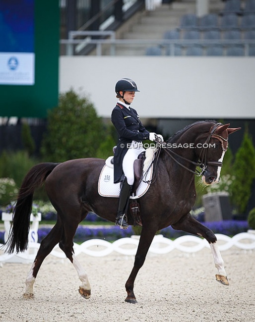 Emely van Loon and FBW Despereaux at the 2021 CDIO Aachen :: Photo © Astrid Appels