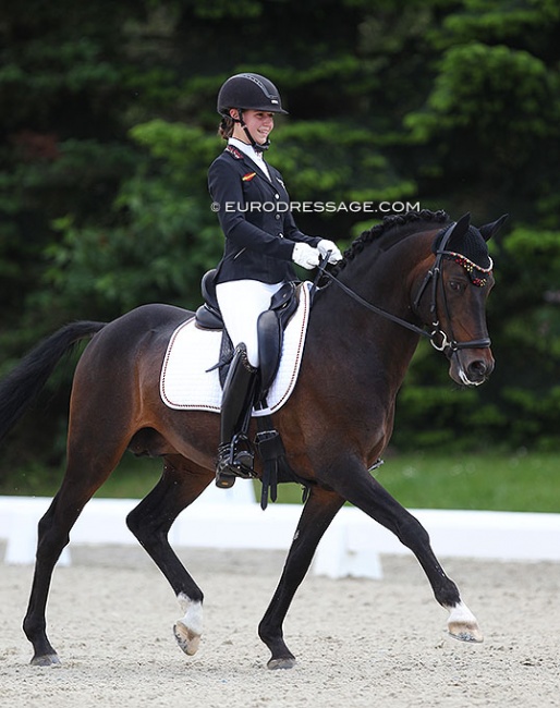 Marlene Marie Binder and De Long at the 2021 CDIO-P Hagen :: Photo © Astrid Appels