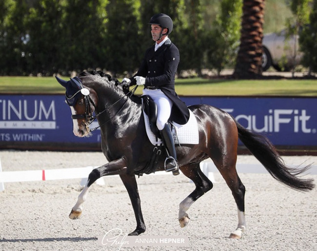 Nick Wagman and Heatcliffe at the 2021 CDI-W Thermal :: Photo © Annan Hepner