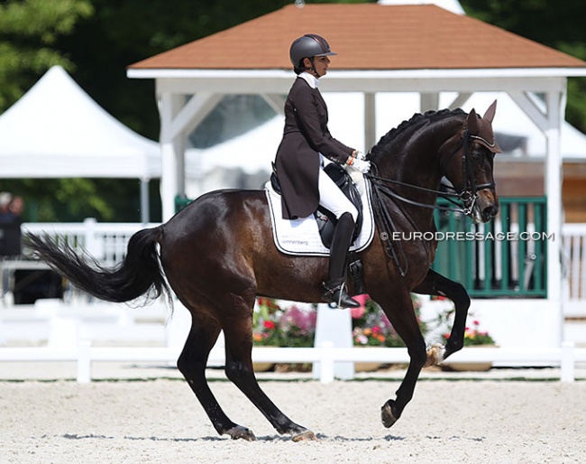 Barbara Bertschinger and Rubin Cortes at the 2018 CDIO Compiegne :: Photo © Astrid Appels