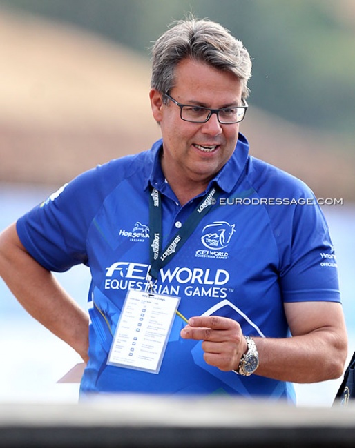 Thomas Baur at the 2018 World Equestrian Games :: Photo © Astrid Appels