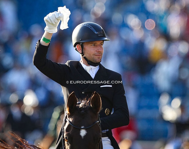 Ryan Torkkeli representing Team Canada at the 2021 CDIO Aachen :: Photo © Astrid Appels