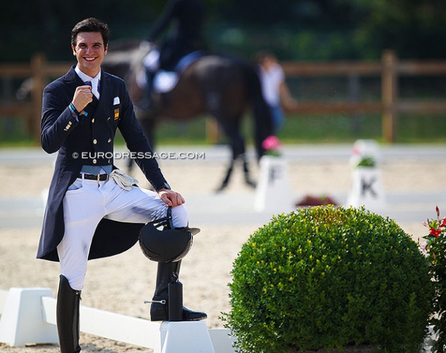 Juan Matute Guimon at the 2021 CDI Grote Brogel, Spain's last Olympic qualifier before team selection :: Photo © Astrid Appels