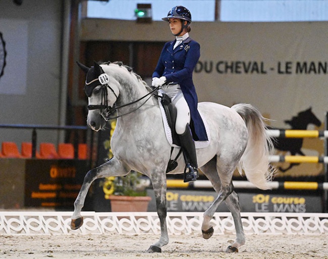 Pauline Guillem on Barcelona de Malleret at the 2021 French Championships for 7-year olds :: Photo © Les Garennes