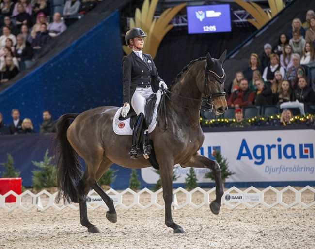 Jessica von Bredow-Werndl and Dalera BB at the 2021 CDI Stockholm :: Photos © Ronald Thunholm